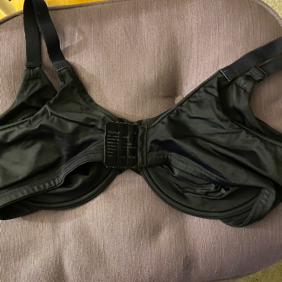 Curvy Couture Black Bra - Picture 1 of 4